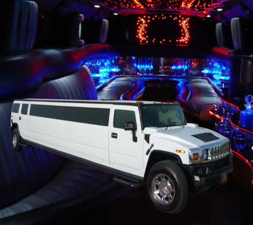 Hummer Limousine with Luxury Professional Chauffeurs For 20 Passengers